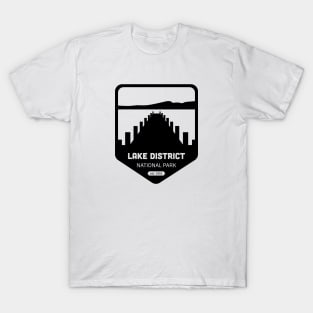 Lake District National Park Logo Badge Design T-Shirt